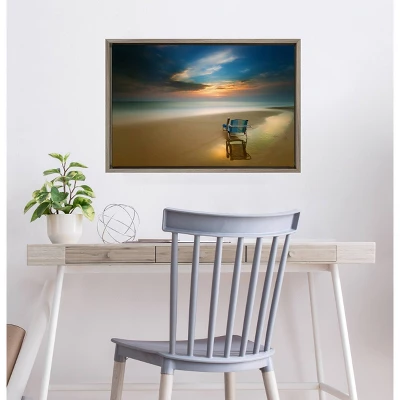 23" X 16" Brand New Day Framed Canvas Wall Art - Amanti Art 6 23" X 16" Brand New Day Framed Canvas Wall Art - Amanti Art - Image 4