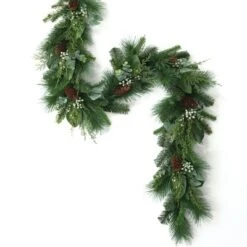 Sullivans Artificial Mixed Pine And Eucalyptus Garland 72"L Green -Home Decor Shop GUEST df8b2a36 2065 4c71 af5f 2a3c7918d574