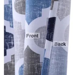 Trinity Moroccan Tile Pattern Quatrefoil Printed Kitchen Curtains -Home Decor Shop GUEST dfd092cb fdbf 4e40 b823 ced0e092895e