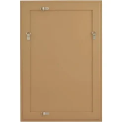 Noble Park Jeneva Rectangular Vanity Wall Mirror Modern Beveled Shiny Gold Leaf Wood Frame 27" Wide For Bathroom Bedroom Living Room Home Office House -Home Decor Shop GUEST e1a11a0b c951 4761 8143 9cae491aac52