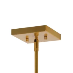 9.25" 1-Light Girard Farmhouse Industrial Iron LED Pendant Black/Brass Gold - JONATHAN Y -Home Decor Shop GUEST e1f1273a ce32 4e68 9cb3 c352a34892f0