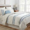 12pc Embroidered Fringe Stripe With Tassels Comforter & Sheet Bedding Set - Threshold™ 2 12pc Embroidered Fringe Stripe With Tassels Comforter & Sheet Bedding Set - Threshold™ -Home Decor Shop GUEST e23de448 adc6 4c2b 89f2 07268f6ea193