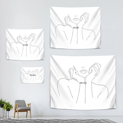 Americanflat Thinking By Martina Wall Tapestry 4 Americanflat Thinking By Martina Wall Tapestry - Image 2