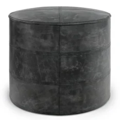 Darian Round Pouf - WyndenHall -Home Decor Shop GUEST e30a562e e9a8 4ab5 a624 9be187cdb549