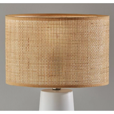 Sheffield Table Lamp White - Adesso 3 Sheffield Table Lamp White - Adesso