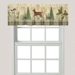 Laural Home Woodland Forest Window Valance