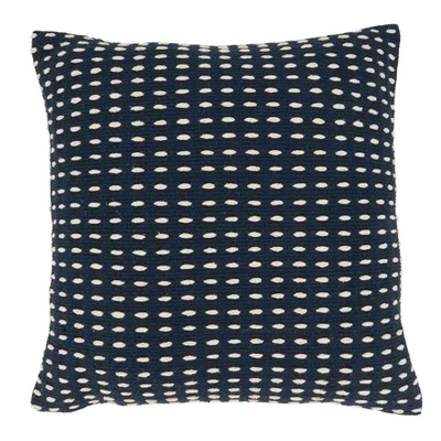 20"x20" Oversize Woven Wonder Dashed Square Throw Pillow Cover - Saro Lifestyle 6 20"x20" Oversize Woven Wonder Dashed Square Throw Pillow Cover - Saro Lifestyle - Image 4