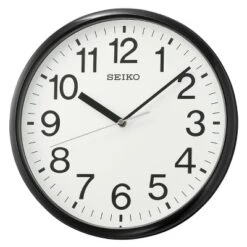 Seiko 12" Office Wall Clock - Black -Home Decor Shop GUEST e5844c47 47b5 41ac 8af7 2979cbfc648b