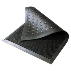 3'x5' HomeTrax Rubber Brush Doormat Black -Home Decor Shop GUEST e6027c2d 3632 4bb7 97f6 54bbb8abf2b1