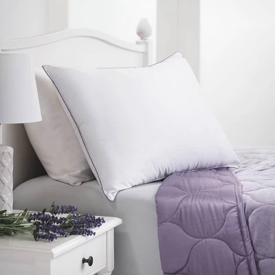 Lavender Infused Microfiber Bed Pillow - Dream Infusion 5 Lavender Infused Microfiber Bed Pillow - Dream Infusion - Image 3