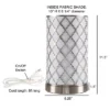 Tree Bark Pattern Uplight Table Lamp Medium Silver (Includes LED Light Bulb) - Lavish Home -Home Decor Shop GUEST e64a546b 536a 4b0b b247 23c52486dac5