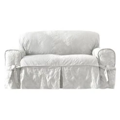 Matelasse Damask Slipcover White - Sure Fit -Home Decor Shop GUEST e6e2a6fd 4894 46fd 83ca a05f74dbdfbd