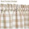 Trinity Buffalo Check Plaid Cotton Blend Kitchen Curtains 2 Trinity Buffalo Check Plaid Cotton Blend Kitchen Curtains -Home Decor Shop GUEST e7cb2725 4364 4fb8 8084 13aa9c529300