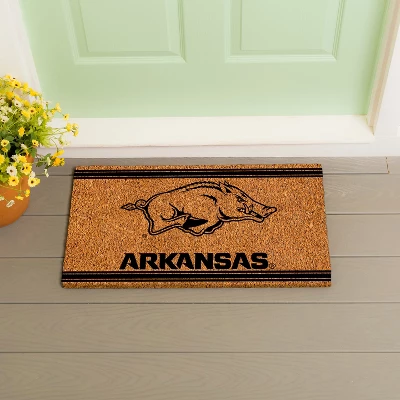 Evergreen University Of Arkansas Logo Turf Mat, Brown- 28 X 16 Inches Indoor Outdoor Doormat 6 Evergreen University Of Arkansas Logo Turf Mat, Brown- 28 X 16 Inches Indoor Outdoor Doormat - Image 4