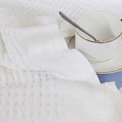 1 Pc Cotton Waffle Weave Comfortable Bed Blanket - PiccoCasa 14 1 Pc Cotton Waffle Weave Comfortable Bed Blanket - PiccoCasa -Home Decor Shop GUEST e8395181 ab3d 448d 929a 008f332a87ee