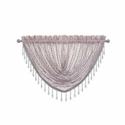 Kate Aurora Elegant Crystal Beaded Chevron Design Window Valance -Home Decor Shop GUEST e868db4e ba0c 46c5 8e24 c40a96a07946