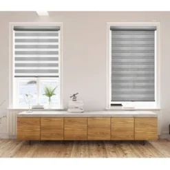 1pc Light Filtering Cordless Roller Zebra Shade - Lumi Home Furnishings -Home Decor Shop GUEST ea1da0c1 e71a 4517 bc0b 64c1a3e78b14