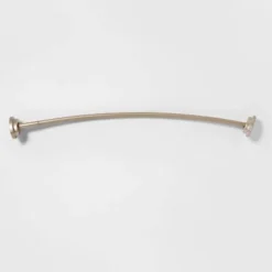 72" Dual Mount Curved Steel Shower Curtain Rod With Tiered End Cap - Made By Design™ -Home Decor Shop GUEST ead036f6 91f9 4b1f a90d 0ab030257265