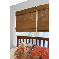 Radiance Cape Cod 46.5-in Cordless Maple Roman Shade