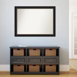 43" X 32" Non-Beveled Trio Oil Rubbed Bronze Bathroom Wall Mirror - Amanti Art -Home Decor Shop GUEST eb8400fa 326e 40c7 ba13 343d6341cdf5