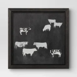 (Set Of 2) 12" X 12" Cow Collection II Framed Wall Canvases - Threshold™ -Home Decor Shop GUEST eba1d89c 78cc 4c5b 8c67 3a03cc2b6c22