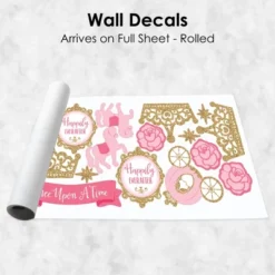 Big Dot Of Happiness Little Princess Crown - Peel And Stick Nursery And Kids Room Vinyl Wall Art Stickers - Wall Decals - Set Of 20 -Home Decor Shop GUEST ec3354a9 1bf5 4477 b80b 9f8293fd4d01