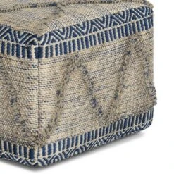 Tasneem Square Pouf - WyndenHall -Home Decor Shop GUEST ed2a4fb5 3e91 4737 bcce a1d56995359e