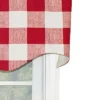 Grande Check Regal Style 3" Rod Pocket Valance 50" X 17" Red By RLF Home -Home Decor Shop GUEST ed99478b f7c1 4fc6 961a 6926dc054da4