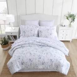 Laura Ashley Belinda Comforter Bedding Set Blue -Home Decor Shop GUEST edf8a44b 5624 4a7f 9de9 27766ed2e672