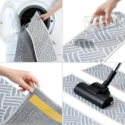 SussexHome Sisal Design Cotton Anti-Slip Stair Treads, 9” X 28“ -Home Decor Shop GUEST eed3730e a6d1 4597 a6e7 4c691e6bbfdd