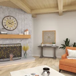 Wood Floral Handmade Intricately Carved Wall Decor With Mandala Design Light Brown - Olivia & May -Home Decor Shop GUEST efcc2a0e ec0c 445e 9b07 0224a1e13326