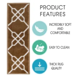 Sussexhome Zigzag Collection Non-Slip Carpet Stair Treads, 9" X 28" -Home Decor Shop GUEST f0c69ced 770a 44e6 a255 cdcb7db429b2