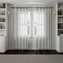 1-Inch Curtain Rod- Decorative Modern Urn Finials & Hardware- For Home Decor In Bedroom, Living Room & Kitchen, 48-84-inch By Lavish Home (Black) -Home Decor Shop GUEST f0ee1481 c03c 405f 9145 06f8a4e43b8f