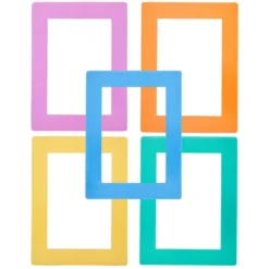 Juvale 15-Pack 4x6 Magnetic Picture Frames For Refrigerator, Locker, Office, Kitchen Cabinet, Classroom, Holds 4x6 Photos, 5 Colorful Borders -Home Decor Shop GUEST f12fc2a2 a156 4176 a488 51908b7d8d17