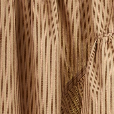 Park Designs Sturbridge Ticking Ruffle Wine Swag 72" X 36" 4 Park Designs Sturbridge Ticking Ruffle Wine Swag 72" X 36" - Image 2