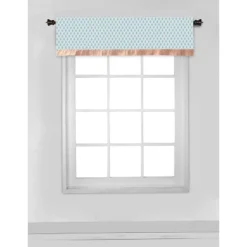 Bacati - Sophia Paisley Aqua/Coral Window Valance -Home Decor Shop GUEST f240668d d305 41a4 a201 486124e0daac