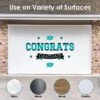 Big Dot Of Happiness Teal Graduation Party Photo Backdrop - Wall Decals