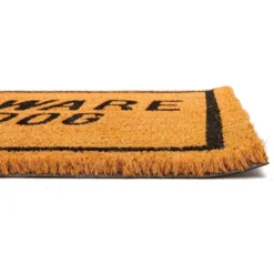 Beware Of Dog Natural Coir Door Mat 17"x30" - Welcome Front Doormat Non Slip Rug For Home Indoor Outdoor Entrance -Home Decor Shop GUEST f4a65ad5 3930 4291 96eb 16a2e669fd74