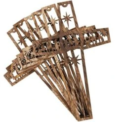 Bright Creations 6 Pack Nativity Scene Wood Cross For Wall Hanging Home Décor, Christmas Religious Gifts, 10.4x6.7x0.3 In -Home Decor Shop GUEST f555f5d2 9da8 47aa 9950 00522e2e0b03