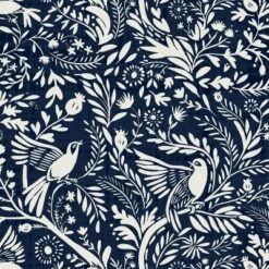 Navy Bird Print Throw Pillow - Skyline Furniture -Home Decor Shop GUEST f6899af4 45bb 4e23 bf9b 23f1e1fb22d9