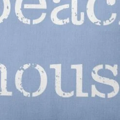 18"x18" 'Beach House' Square Throw Pillow Blue - E By Design