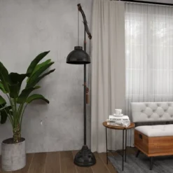 Industrial Floor Lamp Black - Olivia & May -Home Decor Shop GUEST f8d20332 1c66 402e 82b2 761ff4166470