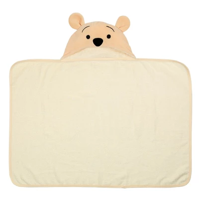 Lambs & Ivy Disney Baby Winnie The Pooh Tan Cotton Hooded Baby Bath Towel 6 Lambs & Ivy Disney Baby Winnie The Pooh Tan Cotton Hooded Baby Bath Towel - Image 4
