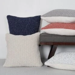 20"x20" Marled Sweater Knit Chenille Faux Shearling Reversible Throw Pillow Rose - Freshmint -Home Decor Shop GUEST fd3f289f 4369 4ced a9ab d37ab2259121