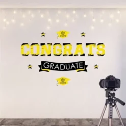Big Dot Of Happiness Yellow Graduation Party Photo Backdrop - Wall Decals -Home Decor Shop GUEST fd948db1 7c3d 4197 9eba e797a7e5d347