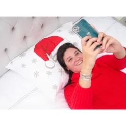 C&F Home 20" X 30" Santa Hat Christmas Holiday Pillowcase -Home Decor Shop GUEST fe7141c2 cc5f 4761 a549 4c6c4037a294