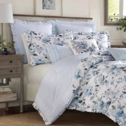 Laura Ashley Chloe Duvet Cover Set Blue 12 Laura Ashley Chloe Duvet Cover Set Blue -Home Decor Shop GUEST fe879f68 3904 42d8 ba23 77a7e1e9533f