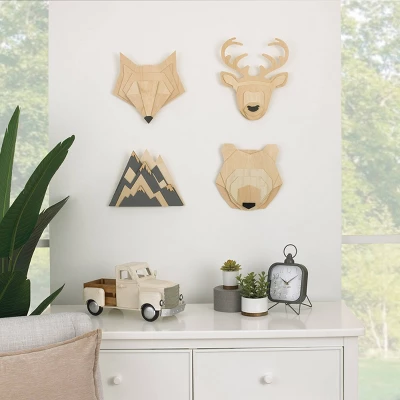 Little Love By NoJo Natural Wood Wall Decor - Fox 3D 6 Little Love By NoJo Natural Wood Wall Decor - Fox 3D - Image 4